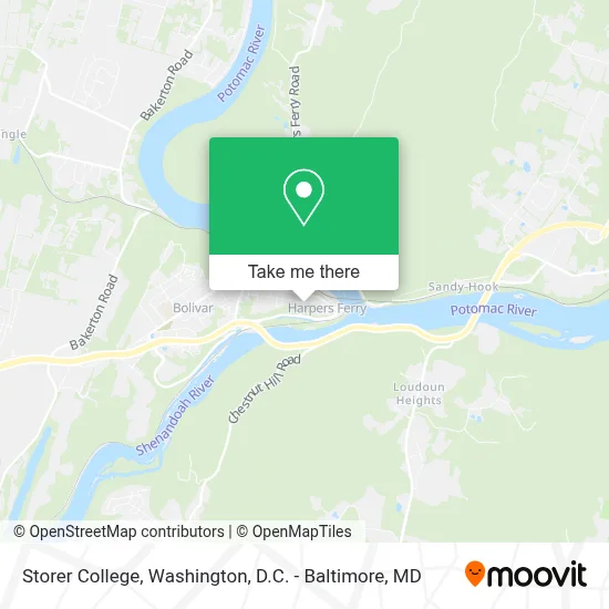 Storer College map
