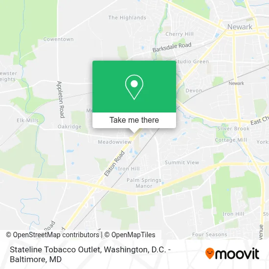 Stateline Tobacco Outlet map