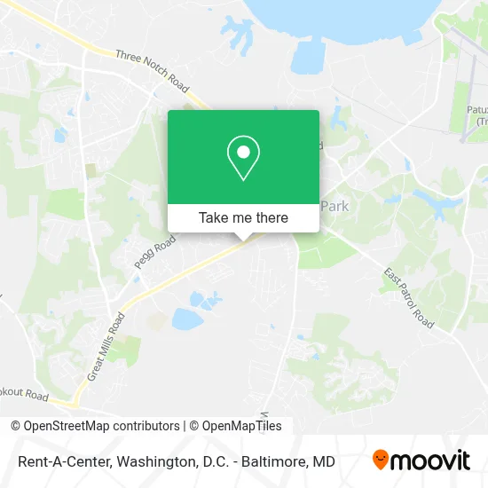 Rent-A-Center map