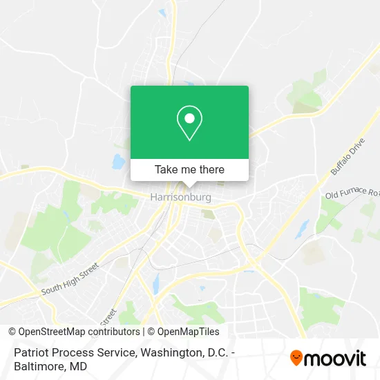 Patriot Process Service map