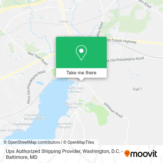 Ups Authorized Shipping Provider map