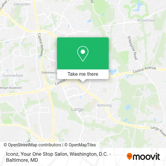 Iconz, Your One Stop Salon map