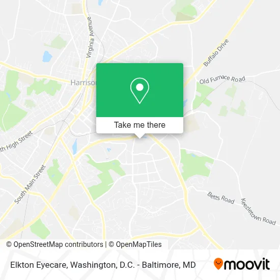 Elkton Eyecare map