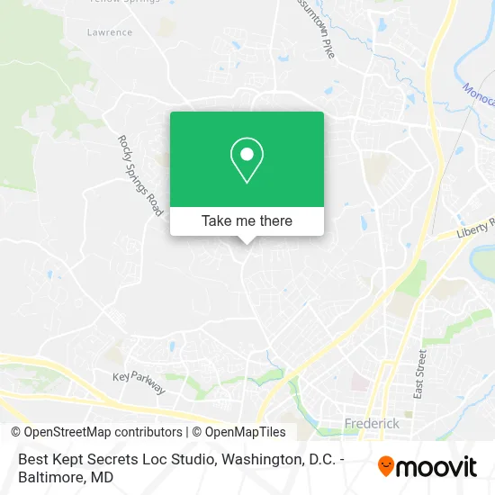 Best Kept Secrets Loc Studio map