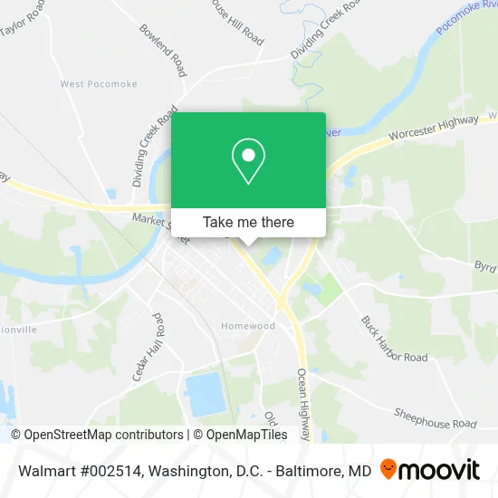 Walmart #002514 map