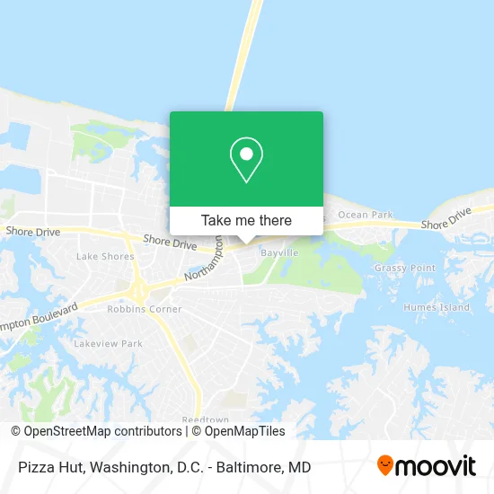 Pizza Hut map