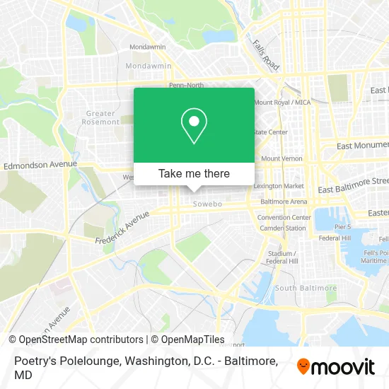 Poetry's Polelounge map