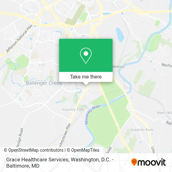 Grace Healthcare Services map