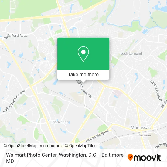 Walmart Photo Center map
