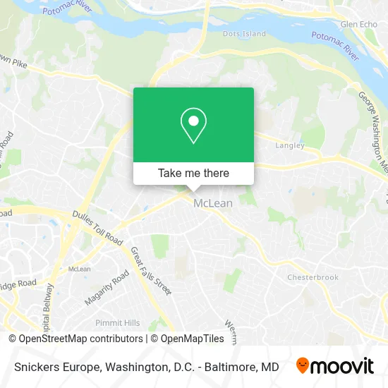 Snickers Europe map