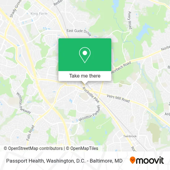 Passport Health map