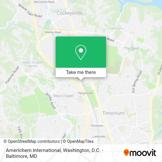 Americhem International map