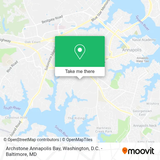 Archstone Annapolis Bay map