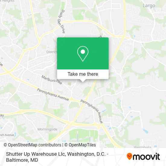 Shutter Up Warehouse Llc map