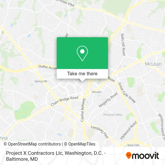 Project X Contractors Llc map