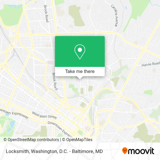 Locksmith map