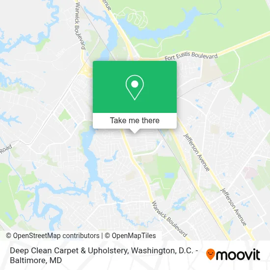 Deep Clean Carpet & Upholstery map