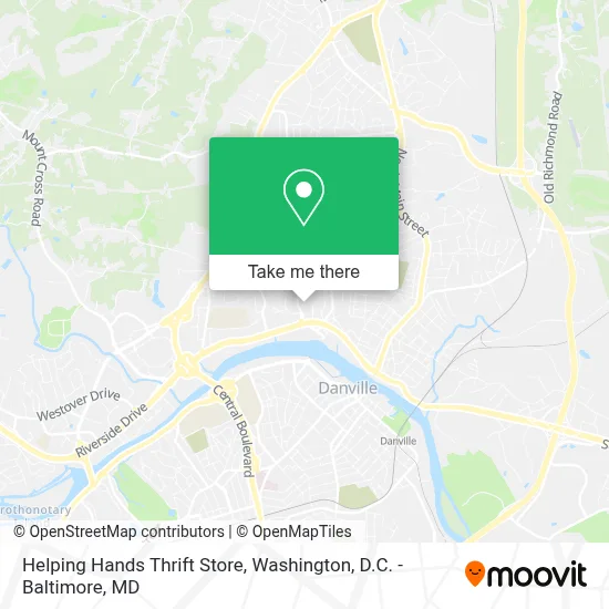 Helping Hands Thrift Store map