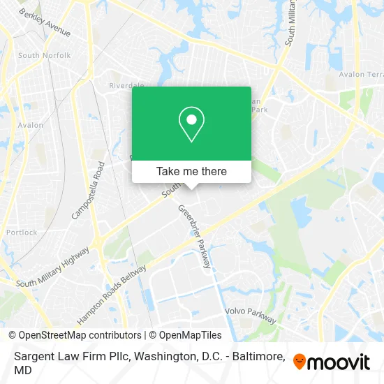 Sargent Law Firm Pllc map