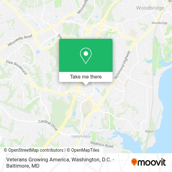 Veterans Growing America map