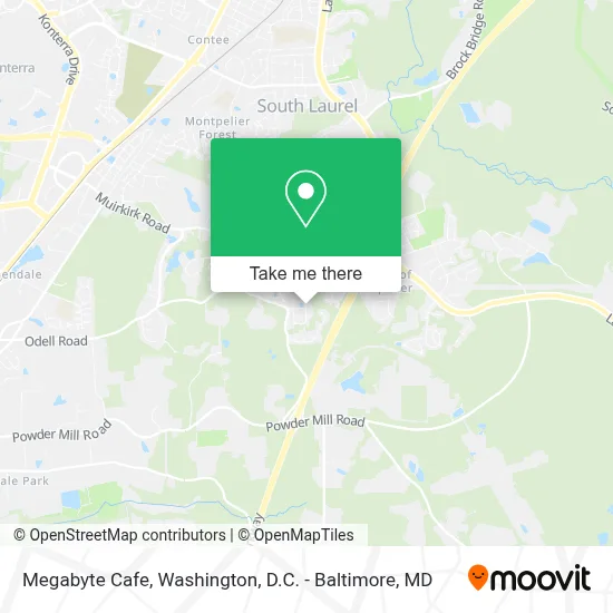 Megabyte Cafe map