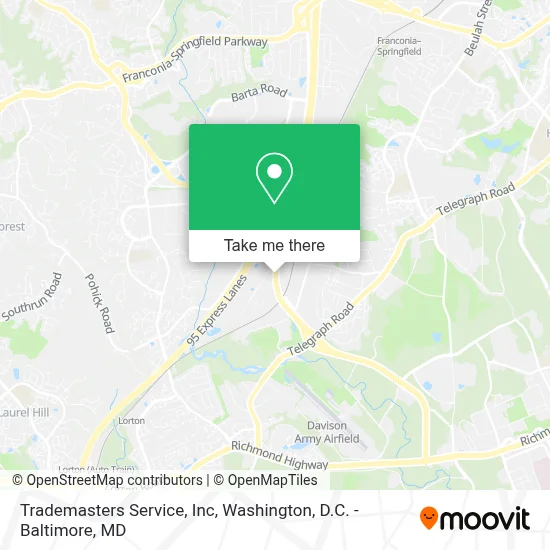 Trademasters Service, Inc map