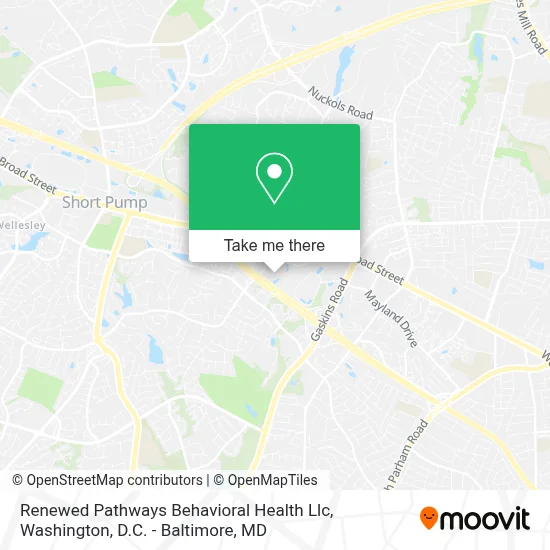 Renewed Pathways Behavioral Health Llc map