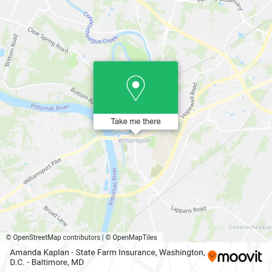 Amanda Kaplan - State Farm Insurance map