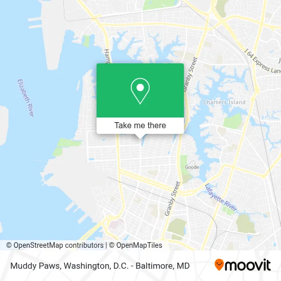 Muddy Paws map
