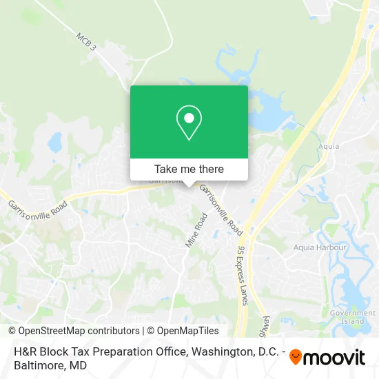 H&R Block Tax Preparation Office map