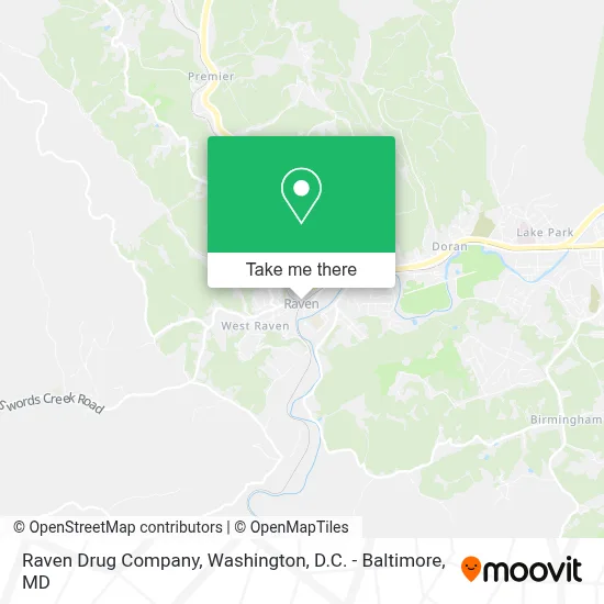 Raven Drug Company map