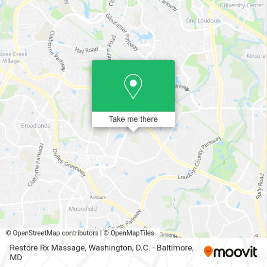 Restore Rx Massage map