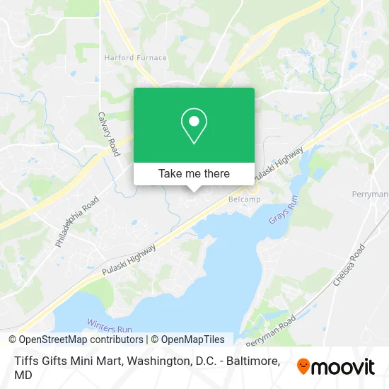 Tiffs Gifts Mini Mart map