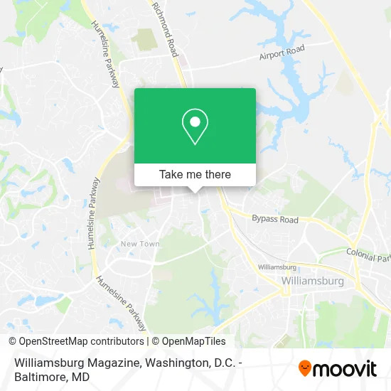 Williamsburg Magazine map