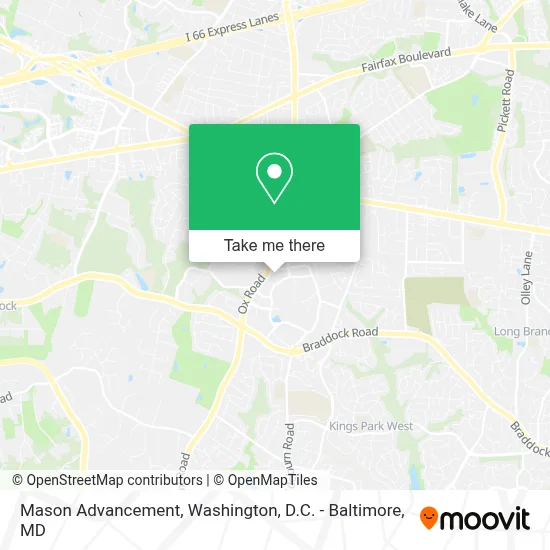 Mason Advancement map