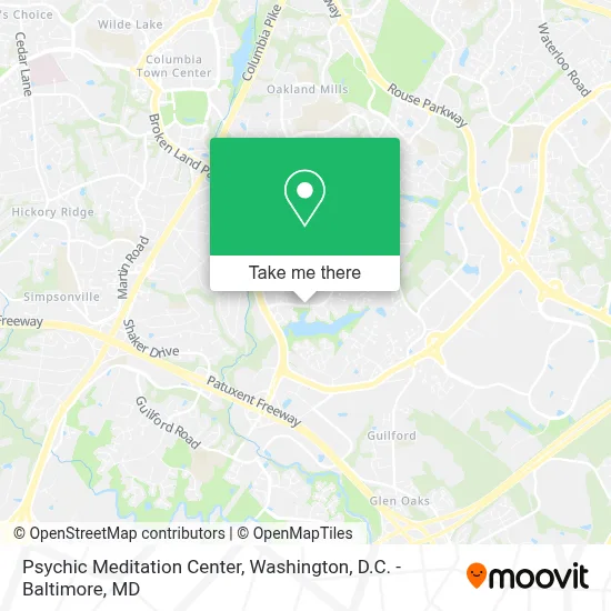 Psychic Meditation Center map
