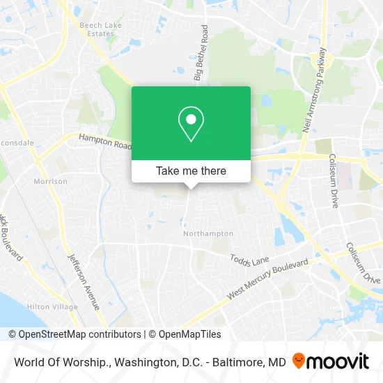 World Of Worship. map