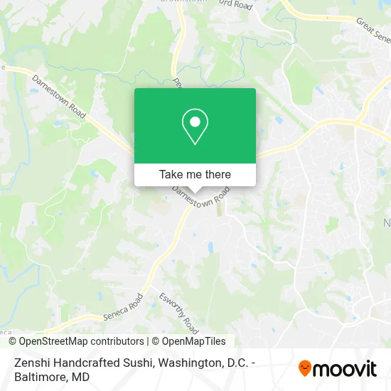 Zenshi Handcrafted Sushi map
