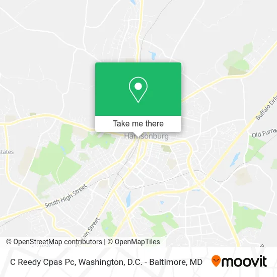 C Reedy Cpas Pc map