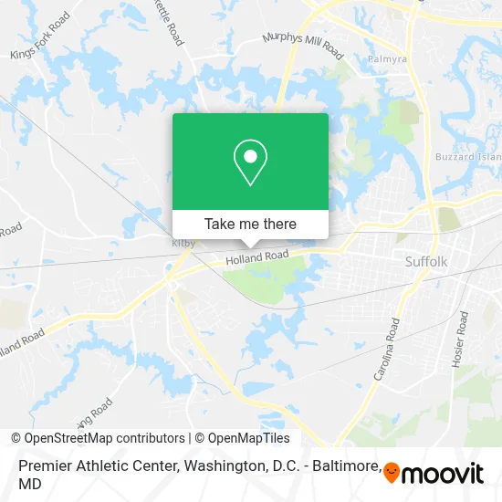 Premier Athletic Center map
