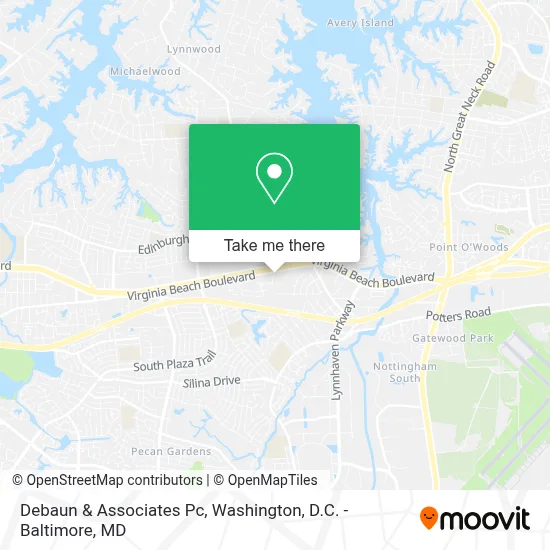 Debaun & Associates Pc map