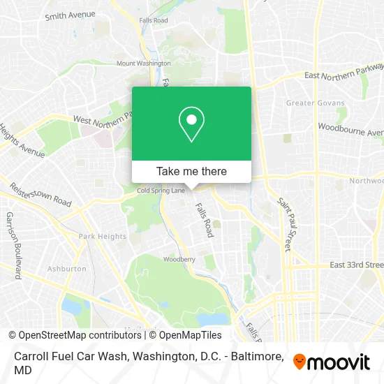 Carroll Fuel Car Wash map