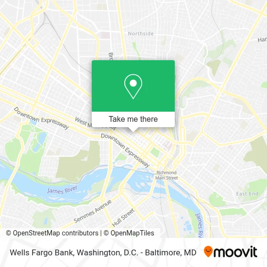 Wells Fargo Bank map
