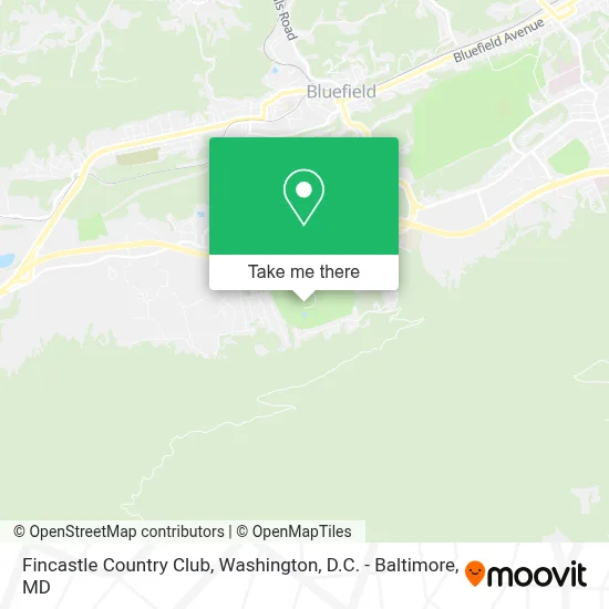 Fincastle Country Club map