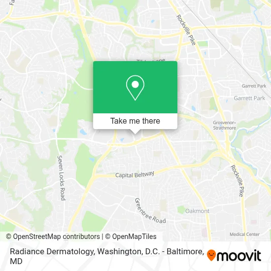 Radiance Dermatology map