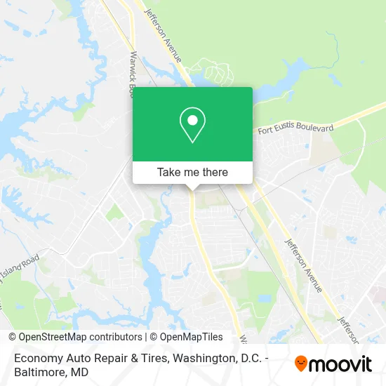Economy Auto Repair & Tires map