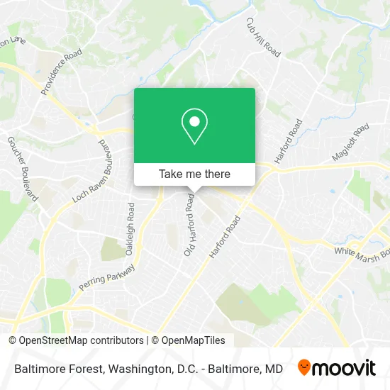 Baltimore Forest map
