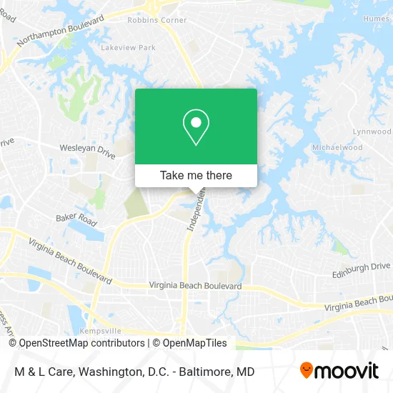M & L Care map