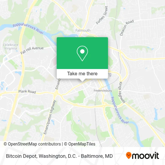 Bitcoin Depot map