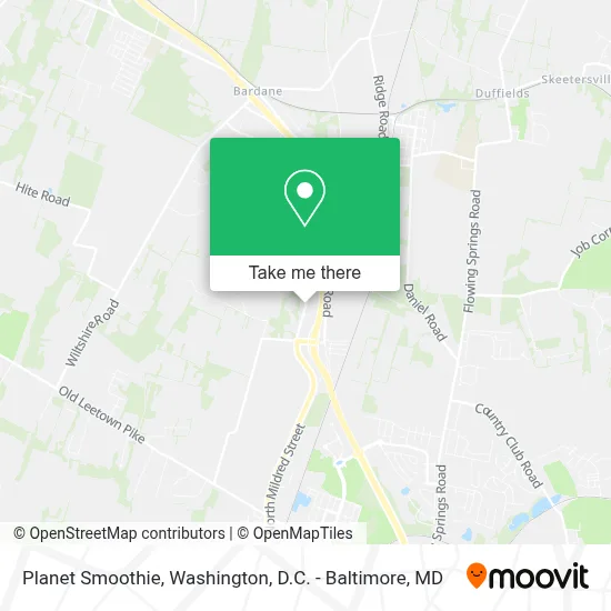 Planet Smoothie map